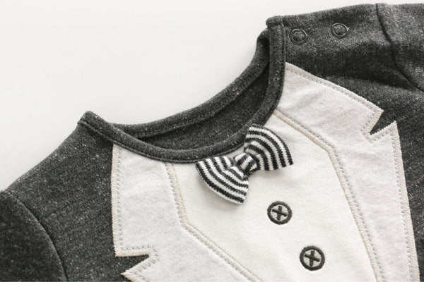 Baby Gentlemen with Bowtie Onesie