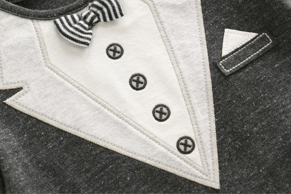Baby Gentlemen with Bowtie Onesie
