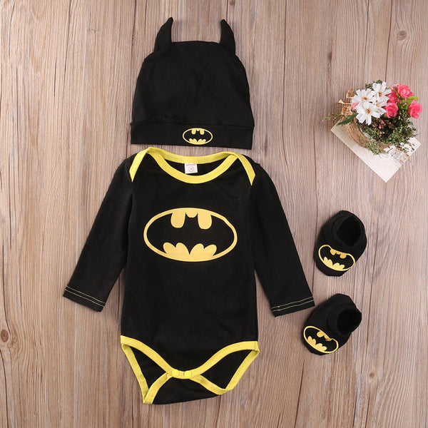 Mini Batman Onesie Set