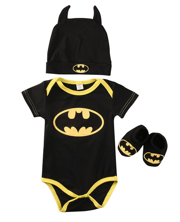 Mini Batman Onesie Set
