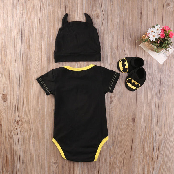 Mini Batman Onesie Set