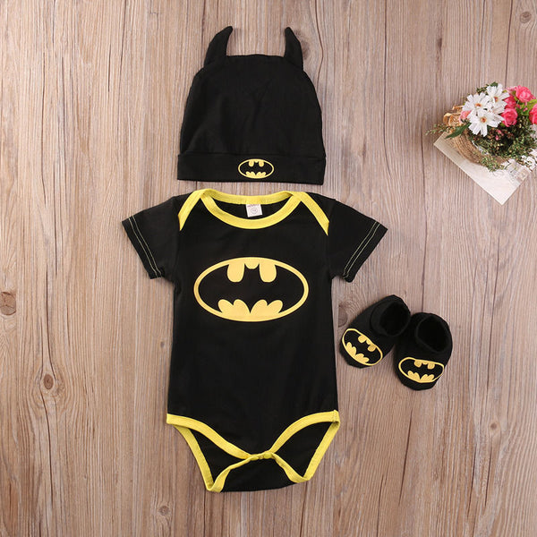 Mini Batman Onesie Set