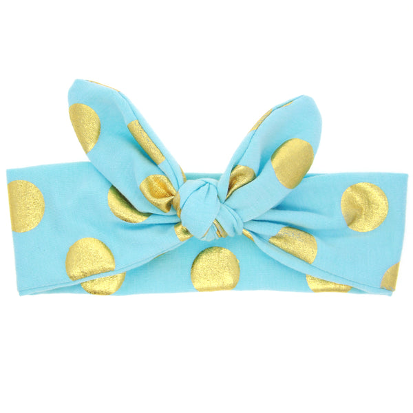 Golden Dot Baby Headband