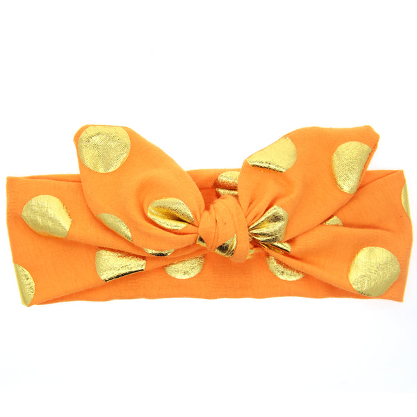 Golden Dot Baby Headband