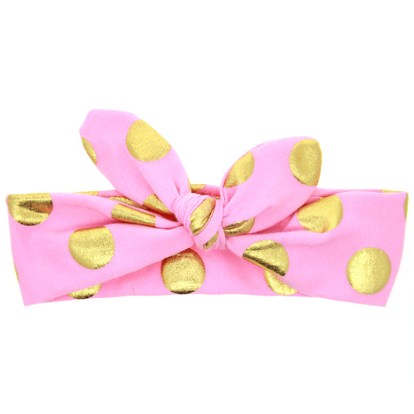Golden Dot Baby Headband