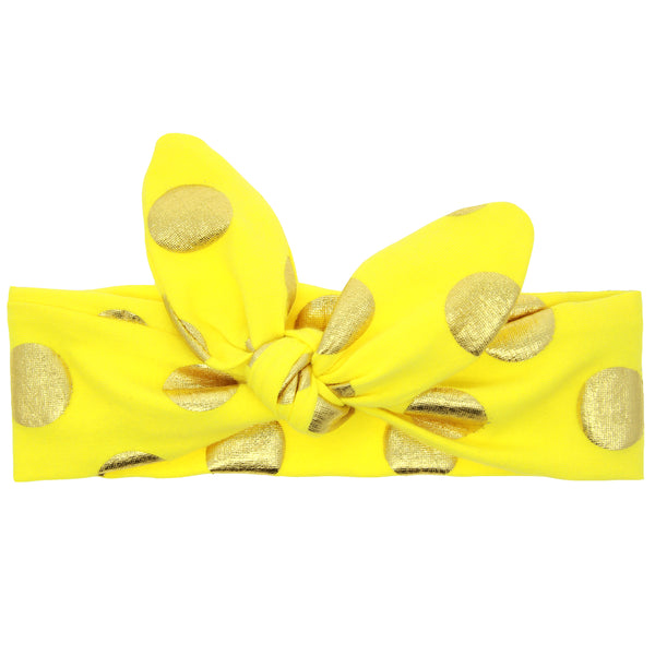 Golden Dot Baby Headband
