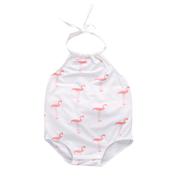 Princess Flamingo Halter Onesie