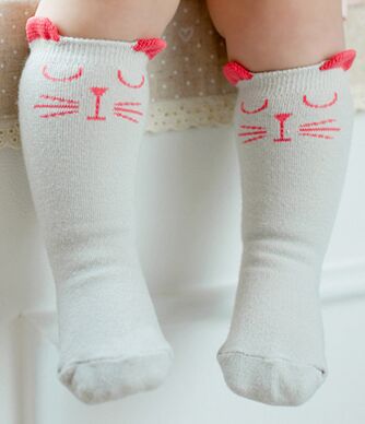 Baby Cotton Kitten Socks