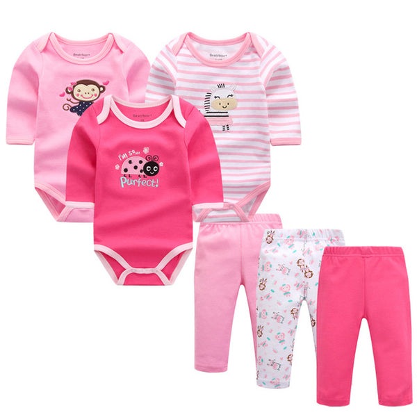 Baby Girl Newborn Cotton Onesies