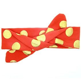 Golden Dot Baby Headband