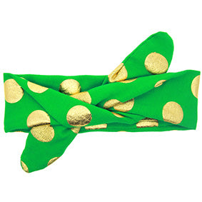 Golden Dot Baby Headband