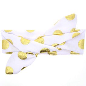 Golden Dot Baby Headband