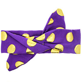 Golden Dot Baby Headband