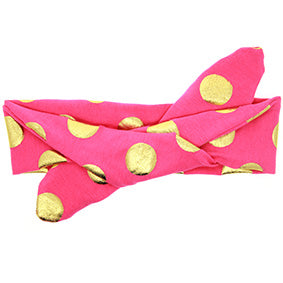 Golden Dot Baby Headband